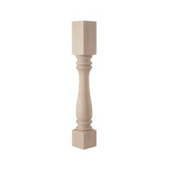 Large Urn Bar Column Unfinished Hard Maple Large Urn Bar Column Unfinished Hard Maple