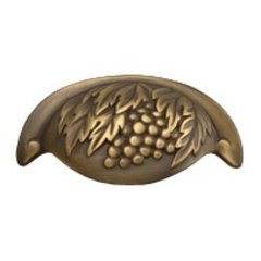 Vineyard 3 Inch Center to Center Antique Light Brass Cabinet Cup Pull Vineyard 3 Inch Center to Center Antique Light Brass Cabinet Cup Pull