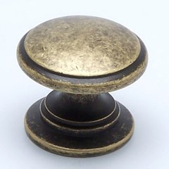 Andante 1-3/16 Inch Diameter Dull Bronze Cabinet Knob Andante 1-3/16 Inch Diameter Dull Bronze Cabinet Knob