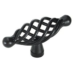 Village Classics 2-5/8 Inch Diameter Flat Black Cabinet Knob Village Classics 2-5/8 Inch Diameter Flat Black Cabinet Knob