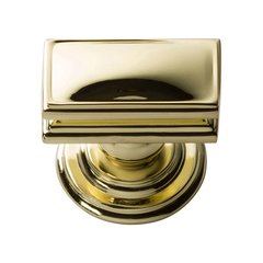 Campaign Knob 1-1/2" Long Polished Brass Campaign Knob 1-1/2" Long Polished Brass