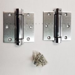 LB4310C-350 Square Corner Single Act Spring Hinge-Chrome LB4310C-350 Square Corner Single Act Spring Hinge-Chrome