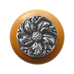 English Garden 1-1/2 Inch Diameter Satin Nickel Cabinet Knob English Garden 1-1/2 Inch Diameter Satin Nickel Cabinet Knob
