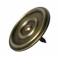 Large Double-Ring Clavo 1-7/8" Dia - Antique Brass Large Double-Ring Clavo 1-7/8" Dia - Antique Brass