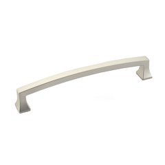 Menlo Park 6 Inch Center to Center Satin Nickel Cabinet Pull Menlo Park 6 Inch Center to Center Satin Nickel Cabinet Pull
