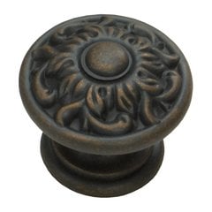 Corinthian 1-3/8 Inch Diameter Michelangelo Bronze Cabinet Knob Corinthian 1-3/8 Inch Diameter Michelangelo Bronze Cabinet Knob