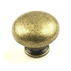 Milan 1-1/4 Inch Diameter Antique Bronze Cabinet Knob Milan 1-1/4 Inch Diameter Antique Bronze Cabinet Knob
