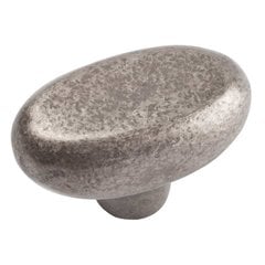 Distressed 1-11/16 Inch Diameter Pewter Cabinet Knob Distressed 1-11/16 Inch Diameter Pewter Cabinet Knob