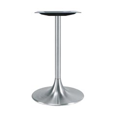 22" Round Trumpet Table Base Brushed Aluminum 42-1/2" H 22" Round Trumpet Table Base Brushed Aluminum 42-1/2" H