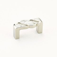 Arioso 1-3/4 Inch Center to Center Mother of Pearl, Polished Nickel Cabinet Pull Arioso 1-3/4 Inch Center to Center Mother of Pearl, Polished Nickel Cabinet Pull