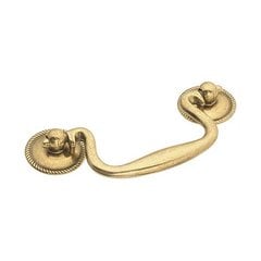 Manor House 3 Inch Center to Center Lancaster Hand Polished Cabinet Bail Pull Manor House 3 Inch Center to Center Lancaster Hand Polished Cabinet Bail Pull