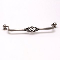 Provence 7-9/16 Inch Center to Center Pewter French Iron Cabinet Pull Provence 7-9/16 Inch Center to Center Pewter French Iron Cabinet Pull
