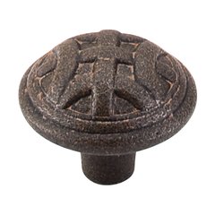 Tuscany 1-1/4 Inch Diameter Rust Cabinet Knob Tuscany 1-1/4 Inch Diameter Rust Cabinet Knob