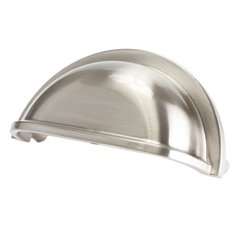 Advantage Plus 5 3 Inch Center to Center Brushed Nickel Cabinet Cup Pull Advantage Plus 5 3 Inch Center to Center Brushed Nickel Cabinet Cup Pull