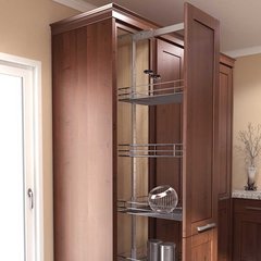 HSA 8-1/4 inch W Four Basket Pantry Set 47-1/4"-57 inch H HSA 8-1/4 inch W Four Basket Pantry Set 47-1/4"-57 inch H