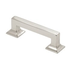 Studio 3 Inch Center to Center Bright Nickel Cabinet Pull Studio 3 Inch Center to Center Bright Nickel Cabinet Pull