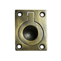 Bin Pulls 7/8 Inch Center to Center Unlacquered Antique Brass Recess Pull Bin Pulls 7/8 Inch Center to Center Unlacquered Antique Brass Recess Pull