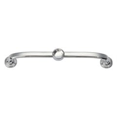 Legacy Crystal 5-1/16 Inch Center to Center Polished Chrome Cabinet Pull Legacy Crystal 5-1/16 Inch Center to Center Polished Chrome Cabinet Pull