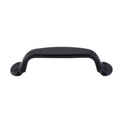 Nouveau II 3-3/4 Inch Center to Center Flat Black Cabinet Pull Nouveau II 3-3/4 Inch Center to Center Flat Black Cabinet Pull