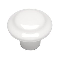 Conquest 1-3/8 Inch Diameter White Cabinet Knob Conquest 1-3/8 Inch Diameter White Cabinet Knob