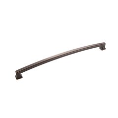 Bridges Pull 12 inch Center to Center Oil Rubbed Bronze Highlighted Bridges Pull 12 inch Center to Center Oil Rubbed Bronze Highlighted