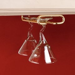 Single Stemware Holder 11 inch D - Brass Single Stemware Holder 11 inch D - Brass