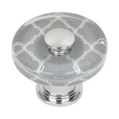 Cheetah 1-1/2 Inch Diameter Polished Chrome Cabinet Knob Cheetah 1-1/2 Inch Diameter Polished Chrome Cabinet Knob