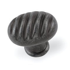 Milan 1-3/8 Inch Diameter Antique Pewter Cabinet Knob Milan 1-3/8 Inch Diameter Antique Pewter Cabinet Knob