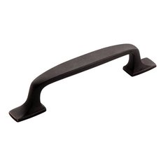 Highland Ridge 3-3/4 Inch Center to Center Dark Oiled Bronze Cabinet Pull Highland Ridge 3-3/4 Inch Center to Center Dark Oiled Bronze Cabinet Pull