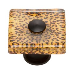 Cheetah 1-1/2 Inch Diameter Matte Black Cabinet Knob Cheetah 1-1/2 Inch Diameter Matte Black Cabinet Knob