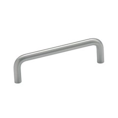 Brass Wire Pull 4 Inch Center to Center Satin Nickel Cabinet Pull Brass Wire Pull 4 Inch Center to Center Satin Nickel Cabinet Pull