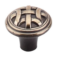 Tuscany 1 Inch Diameter Dark Antique Brass Cabinet Knob Tuscany 1 Inch Diameter Dark Antique Brass Cabinet Knob