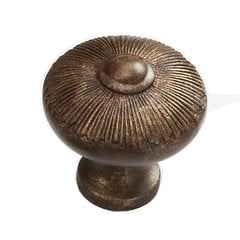 Sunburst 1-1/2 Inch Diameter Highlighted Bronze Cabinet Knob Sunburst 1-1/2 Inch Diameter Highlighted Bronze Cabinet Knob