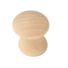 Au Natural 1 Inch Diameter Wood Cabinet Knob Au Natural 1 Inch Diameter Wood Cabinet Knob