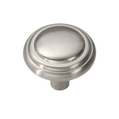 Bel Aire 1-1/8 Inch Diameter Satin Nickel Cabinet Knob Bel Aire 1-1/8 Inch Diameter Satin Nickel Cabinet Knob
