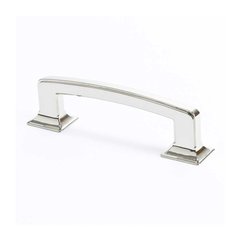 Designers Group 10 3-3/4 Inch Center to Center Polished Nickel Cabinet Pull Designers Group 10 3-3/4 Inch Center to Center Polished Nickel Cabinet Pull