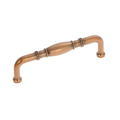 Williamsburg 3-3/4 Inch Center to Center Antique Rose Gold Cabinet Pull Williamsburg 3-3/4 Inch Center to Center Antique Rose Gold Cabinet Pull