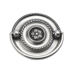 Manor House 2-1/4 Inch Center to Center Silver Stone Cabinet Bail Pull Manor House 2-1/4 Inch Center to Center Silver Stone Cabinet Bail Pull