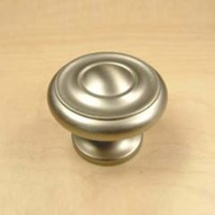 Plymouth 1-1/2 Inch Diameter Dull Satin Nickel Cabinet Knob Plymouth 1-1/2 Inch Diameter Dull Satin Nickel Cabinet Knob
