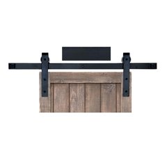 Basic Barn Door Rolling Hardware & 8' Track Smooth Iron Basic Barn Door Rolling Hardware & 8' Track Smooth Iron
