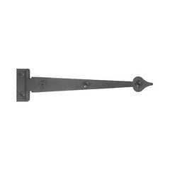 Smooth Iron 3/8 inch Offset Strap Hinge 6-1/2 inch Long Black Iron Smooth Iron 3/8 inch Offset Strap Hinge 6-1/2 inch Long Black Iron