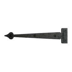 Rough Iron 3/8 inch Offset Strap Hinge 6-1/2 inch Long Black Iron Rough Iron 3/8 inch Offset Strap Hinge 6-1/2 inch Long Black Iron