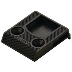 Door Catch for Screw-Mount Catch with Lip - Plastic Black Door Catch for Screw-Mount Catch with Lip - Plastic Black