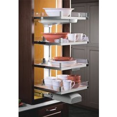 Lavido 4 Tray Organizer Set 50er / 17-11/16 Inch - Chrome/Maple Lavido 4 Tray Organizer Set 50er / 17-11/16 Inch - Chrome/Maple