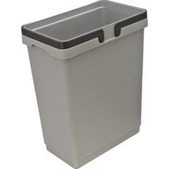 32 Quart Waste Container 365X219X460mm - Gray 32 Quart Waste Container 365X219X460mm - Gray