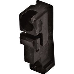 Lineabox Front and Back Fixing Clip Plastic Black Lineabox Front and Back Fixing Clip Plastic Black