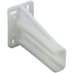 20% OFF Rear Bracket for Bottom Mount Euro Drawer Slides, Pair - White