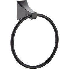 Shangri-La Towel Ring - Matte Black Shangri-La Towel Ring - Matte Black