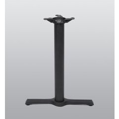 Table Base 5 inch x 22 inch End Style x 28 inch High-Black Matte Finish Table Base 5 inch x 22 inch End Style x 28 inch High-Black Matte Finish