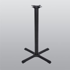 Table Base 30 inch x 30 inch End Style x 40 inch High-Black Matte Finish Table Base 30 inch x 30 inch End Style x 40 inch High-Black Matte Finish